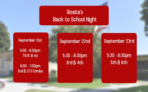 2021 Rosita Back to School Night - article thumnail image